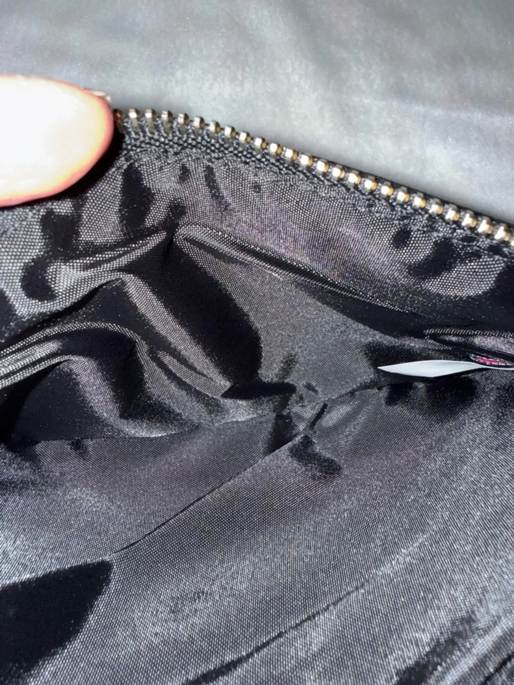 Black Leather Wristlet Pouch | NWT | Sleek Minimalist